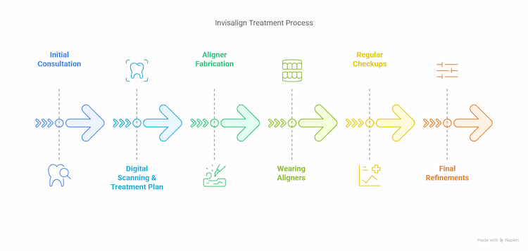 How Invisalign Straightens Your Teeth Step by Step