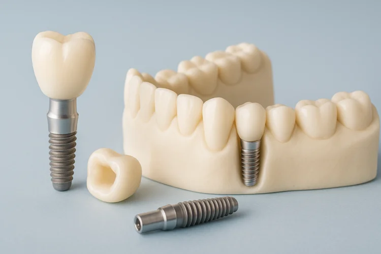 A realistic picture of dental implants