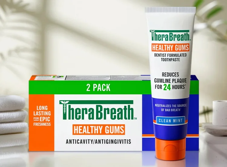 a picture of a product: TheraBreath Fresh Breath Toothpaste
