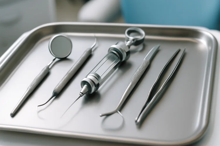 a picture of dental anesthesia tools