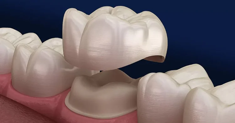 A picture of a dental crown