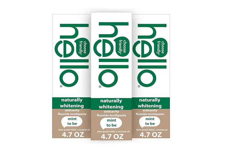 Hello Naturally Whitening Fluoride Toothpaste